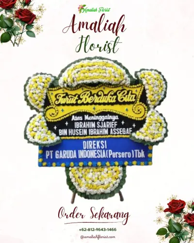 Papan Bunga Duka di Pandansari Lor